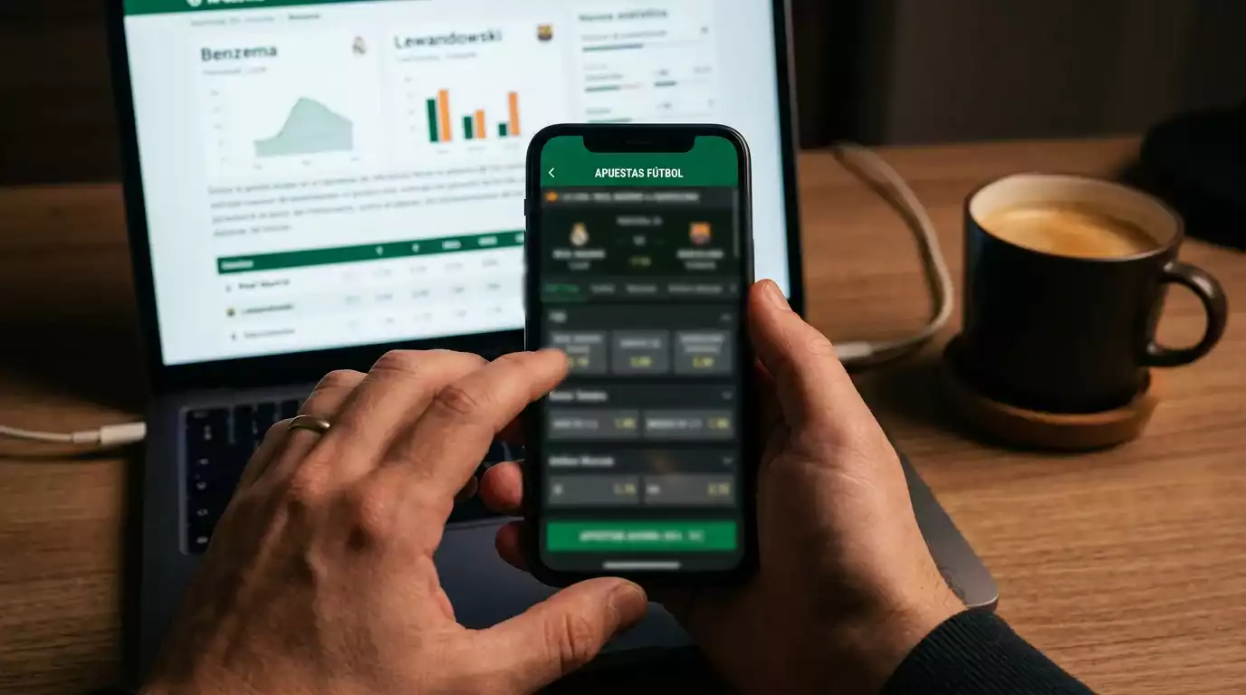 Pantalla de apuestas deportivas mostrando mercados de goles Over Under y BTTS para un partido de la MLS